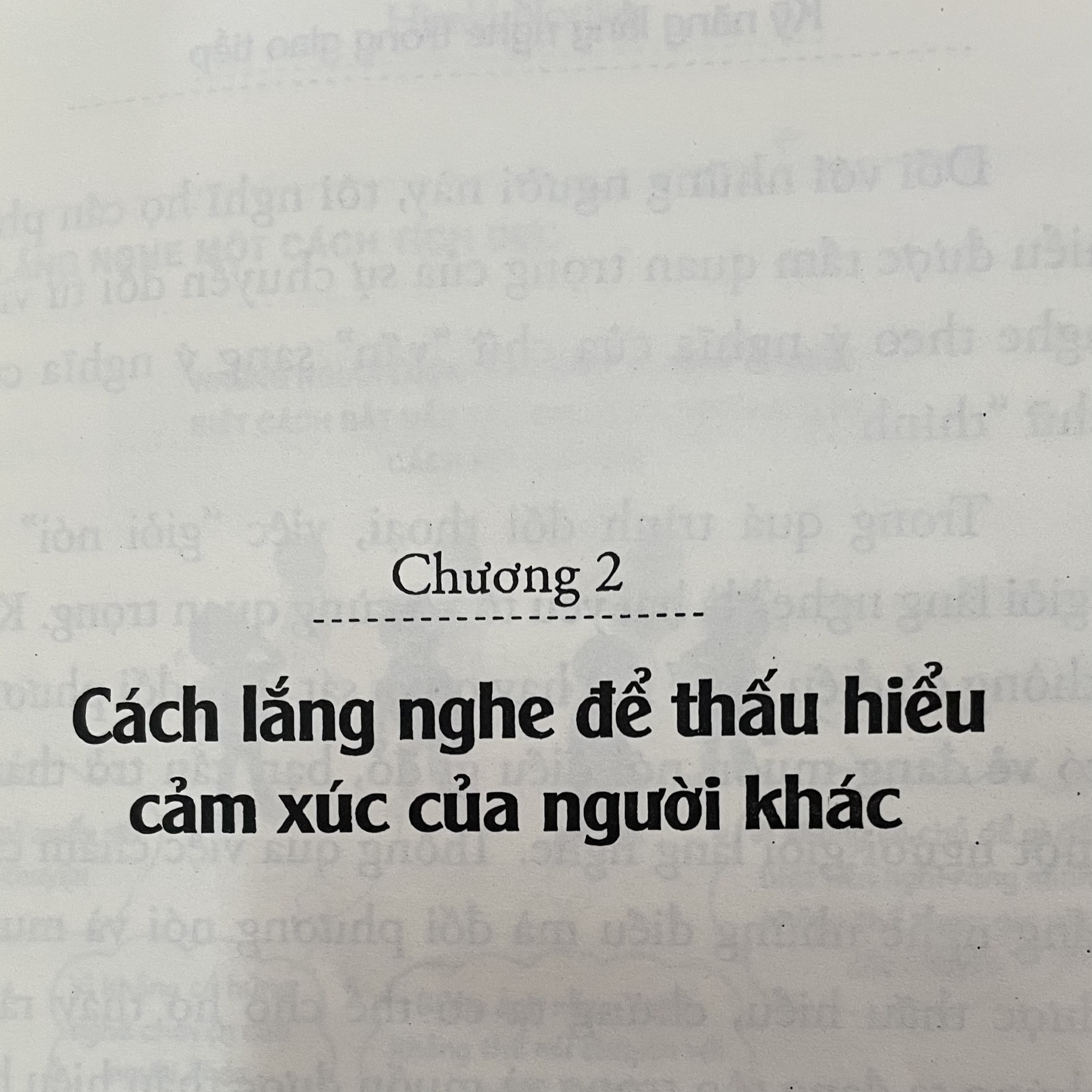 Bài 2:  Kĩ thuật lắng nghe, thấu hiểu trong giao tiếp